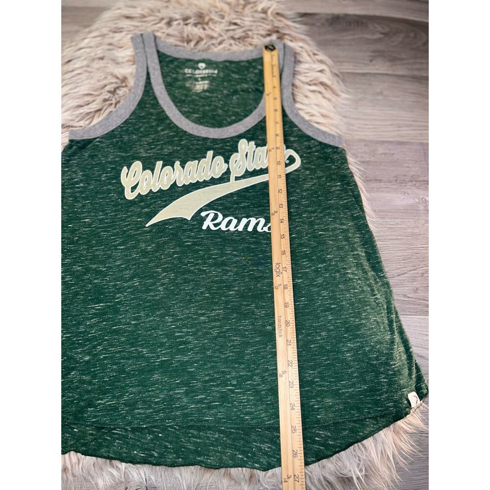 Colorado state rams women’s green sleeveless tee - Picture 5 of 9